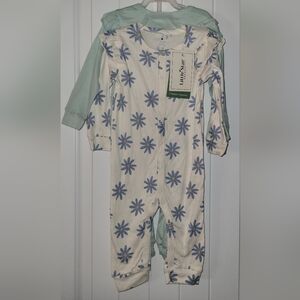 Little Star 100% Organic 2 Piece Set NWT Size 12 Months